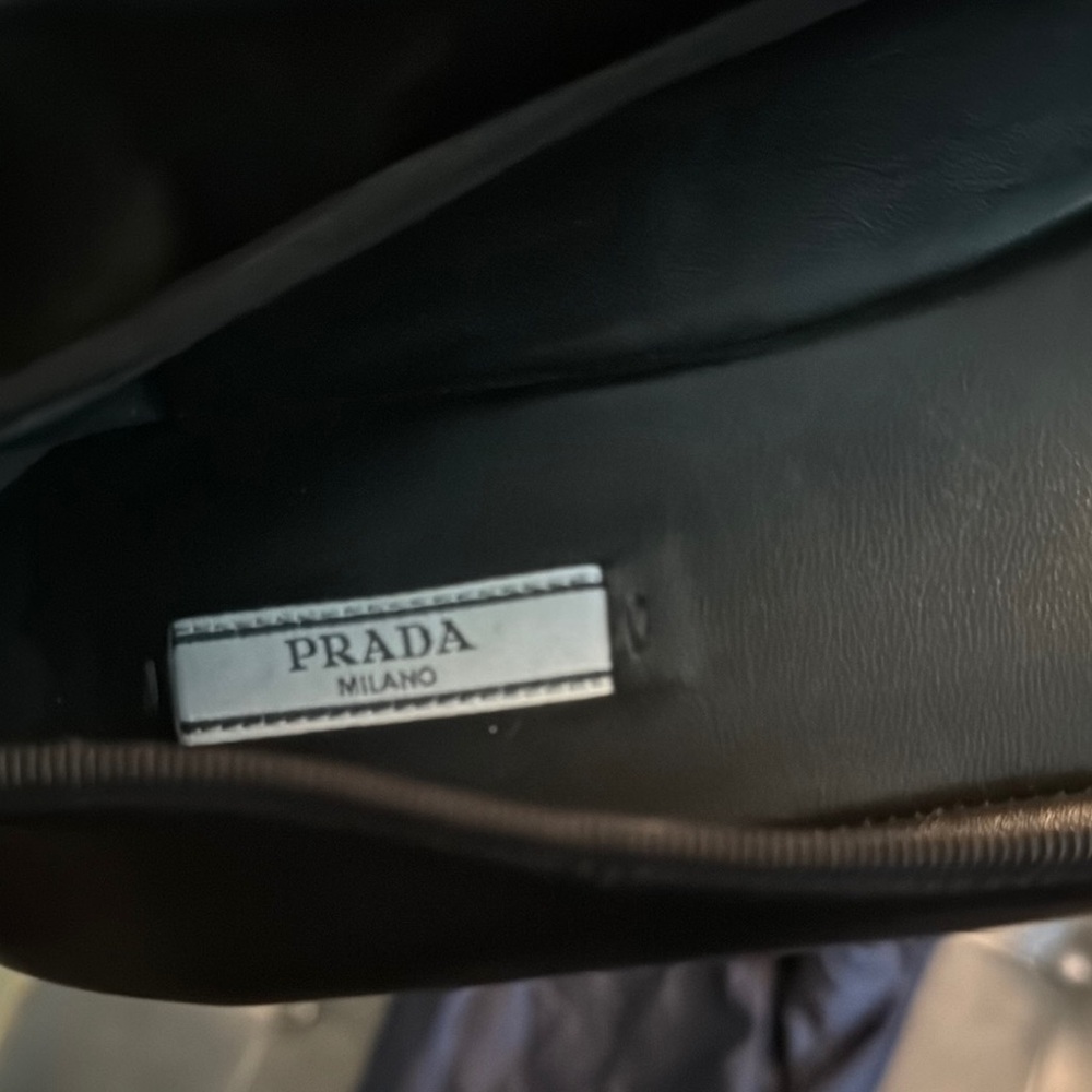 Prada Women's Black Leather Flats - Picture 8 of 10
